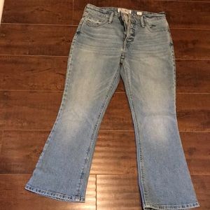 Lucky brand jeans Bridgette cropped flare, size 2/26